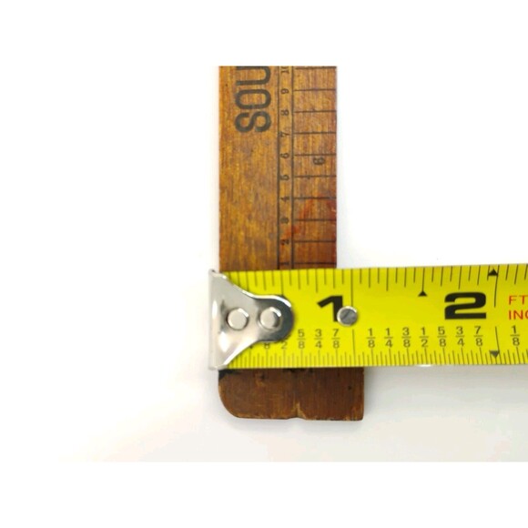 Ruler SOUVENIR G. P. O. JOB ROOM BOOTH, COLUMBIAN UNION FAIR 1899 Wooden Ruler - Picture 14 of 16